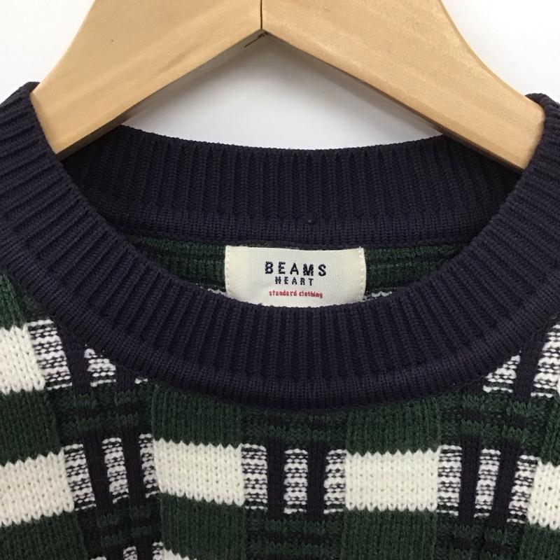 ビームス ハート BEAMS HEART ニット、セーター 長袖 チェック マルチカラー / マルチカラー /  レディース USED 古着 中古 10148670
