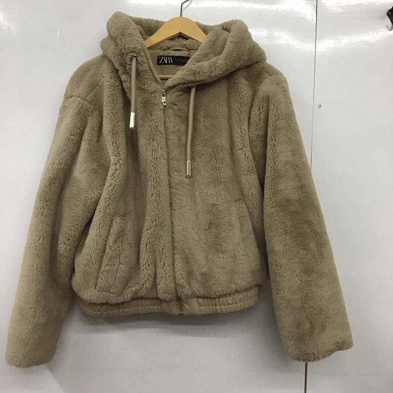 ザラ ZARA ジャケット、上着 ジャンパー、ブルゾン M 無地 ベージュ / ベージュ /  レディース USED 古着 中古 10148673