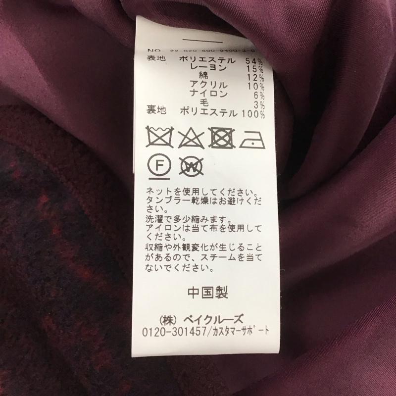 ジャーナルスタンダード JOURNAL STANDARD カーディガン 長袖 22-020-600-9400-3-0 長袖カーディガン カジュアルジャケット M ペイズリー えんじ / ワインレッド /  メンズ USED 古着 中古 10148676