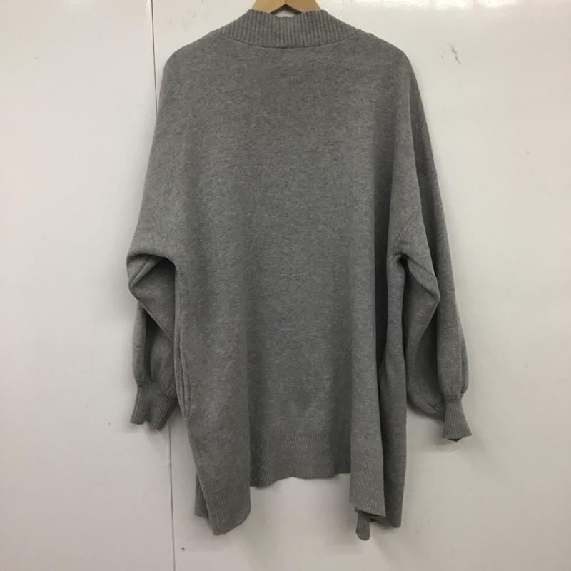 アズールバイマウジー AZUL BY MOUSSY カーディガン 長袖 250CAA70-138H M 無地 灰 / グレー /  レディース USED 古着 中古 10148677