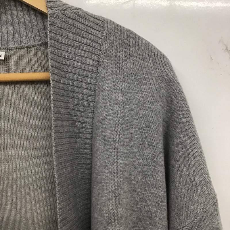 アズールバイマウジー AZUL BY MOUSSY カーディガン 長袖 250CAA70-138H M 無地 灰 / グレー /  レディース USED 古着 中古 10148677