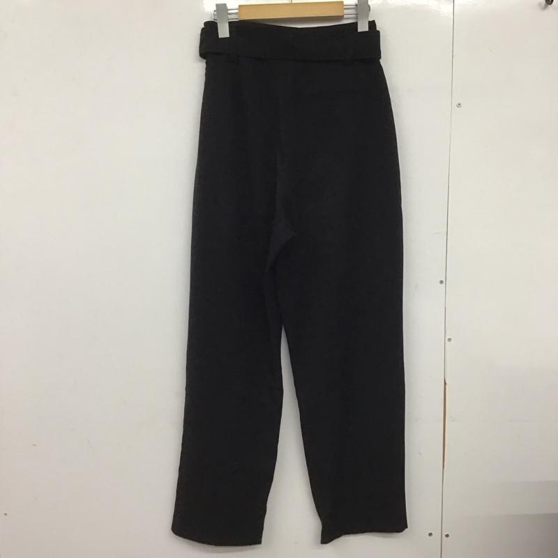 マウジー MOUSSY パンツ スラックス 010BAA30-8120 AIST TUXEDO PANTS スラックス タック ベルト 1 無地 黒 / ブラック /  レディース USED 古着 中古 10148684