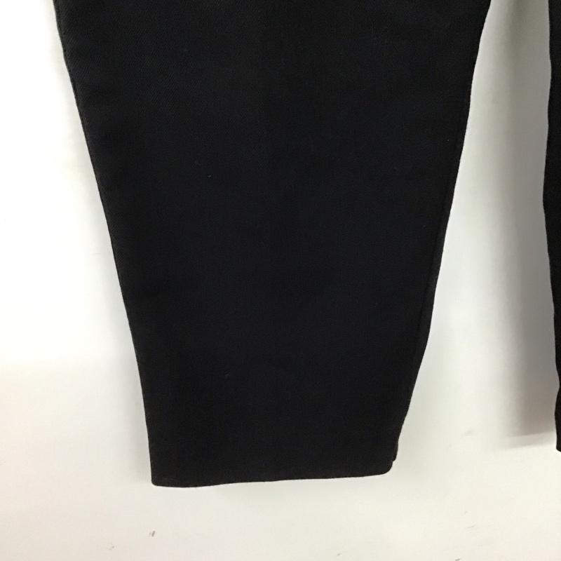 マウジー MOUSSY パンツ スラックス 010BAA30-8120 AIST TUXEDO PANTS スラックス タック ベルト 1 無地 黒 / ブラック /  レディース USED 古着 中古 10148684
