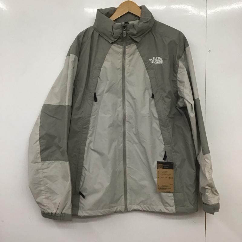 ザノースフェイス THE NORTH FACE ジャケット、上着 ジャンパー、ブルゾン np22650 チムニーウィンドジャケット L ロゴ、文字 灰 / グレー / X アイボリー / アイボリー /  メンズ USED 古着 中古 10148685