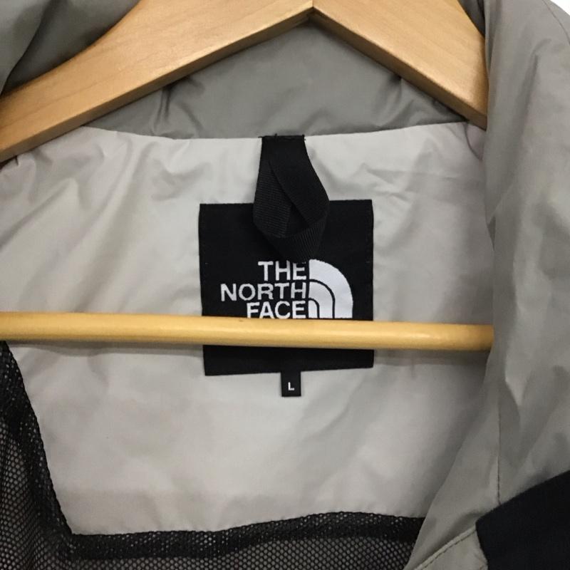 ザノースフェイス THE NORTH FACE ジャケット、上着 ジャンパー、ブルゾン np22650 チムニーウィンドジャケット L ロゴ、文字 灰 / グレー / X アイボリー / アイボリー /  メンズ USED 古着 中古 10148685