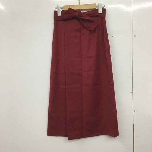 ボールジィ BALLSEY スカート ロングスカート 32 無地 えんじ / ワインレッド /  レディース USED 古着 中古 10148692