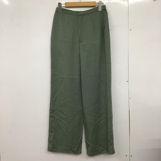 エムアンダーバー M_ パンツ スラックス 010DA330-7500 STRAIGHT PANTS 1 無地 緑 / グリーン /  レディース USED 古着 中古 10148694