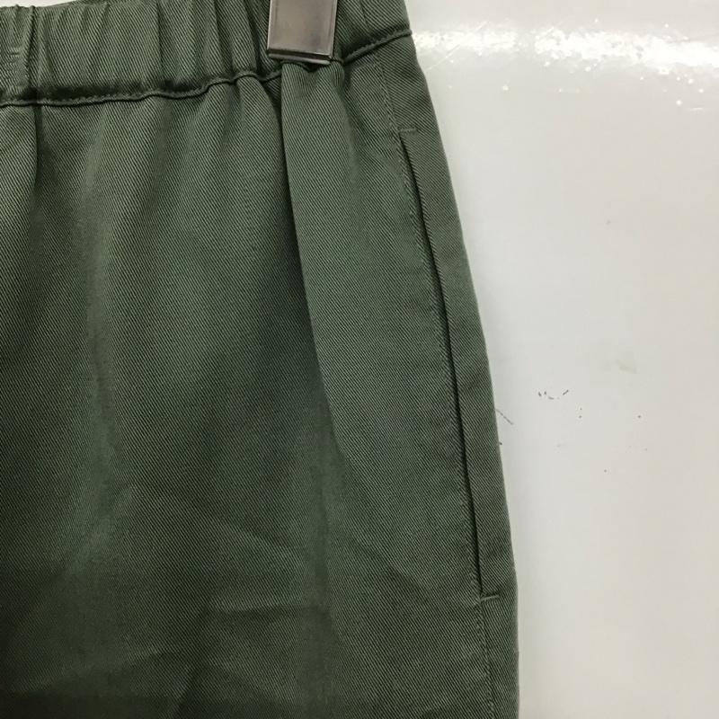 エムアンダーバー M_ パンツ スラックス 010DA330-7500 STRAIGHT PANTS 1 無地 緑 / グリーン /  レディース USED 古着 中古 10148694
