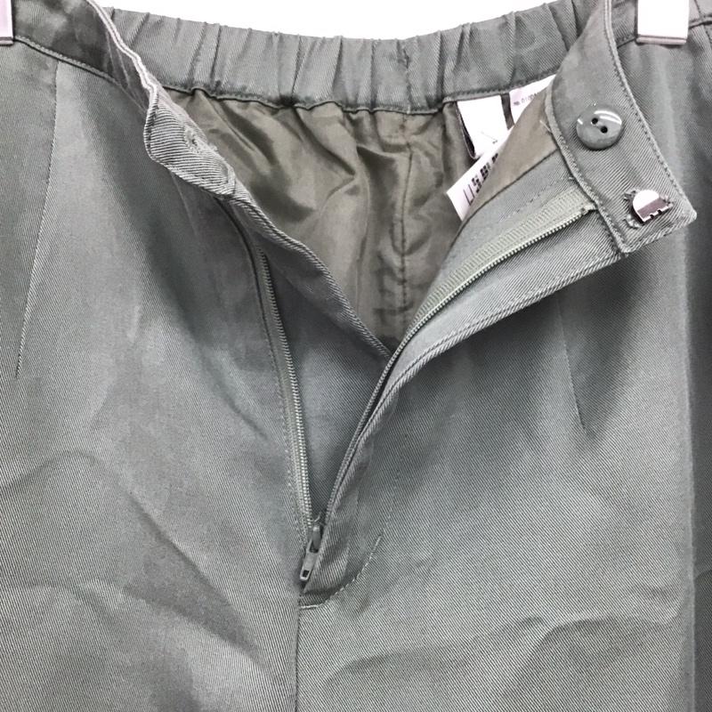 エムアンダーバー M_ パンツ スラックス 010DA330-7500 STRAIGHT PANTS 1 無地 緑 / グリーン /  レディース USED 古着 中古 10148694
