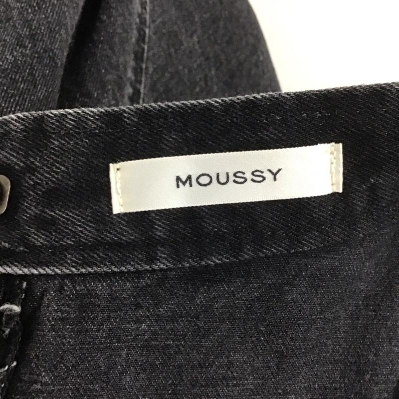 マウジー MOUSSY スカート ロングスカート 010AAS11-5300-1 DENIM MAXI FLARE SKIRT デニムフレアスカート 0 無地 黒 / ブラック /  レディース USED 古着 中古 10148695