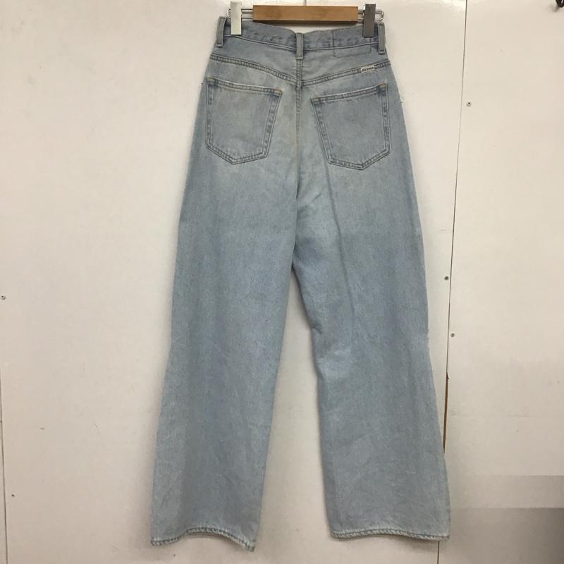 スライ SLY パンツ デニム、ジーンズ 039GSN11-4910 ダメージ加工デニムパンツ 1 無地 水色 / ライトブルー /  レディース USED 古着 中古 10148699