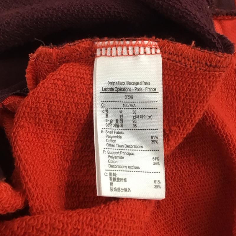 ラコステ LACOSTE ワンピース ミニスカート 36 無地 マルチカラー / マルチカラー /  レディース USED 古着 中古 10148713