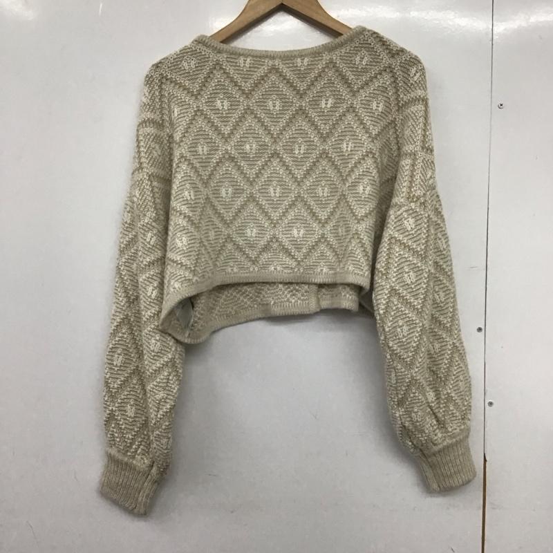 ムルーア MURUA カーディガン 長袖 FREE  ベージュ / ベージュ /  レディース USED 古着 中古 10148714