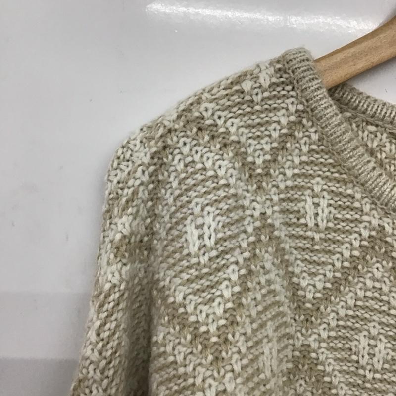 ムルーア MURUA カーディガン 長袖 FREE  ベージュ / ベージュ /  レディース USED 古着 中古 10148714