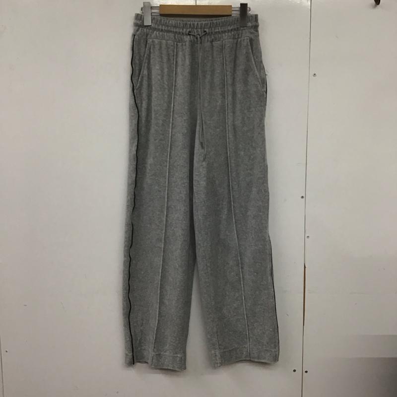 ニコアンド niko and... ボトムス ボトムス NKN46511AD 2WAYラビットベロアパンツ M 無地 灰 / グレー /  レディース USED 古着 中古 10148721