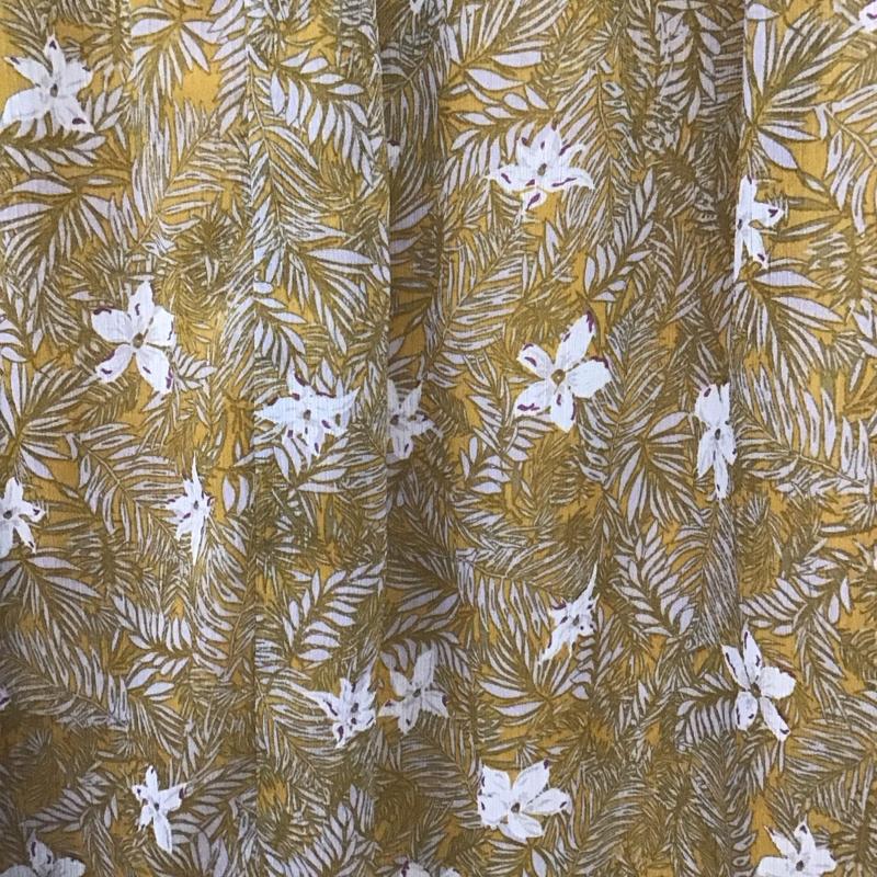 アズールバイマウジー AZUL BY MOUSSY スカート ロングスカート 250BSZ31-511C 楊柳シフォンプリントギャザーSK S 総柄 橙 / オレンジ /  レディース USED 古着 中古 10148723