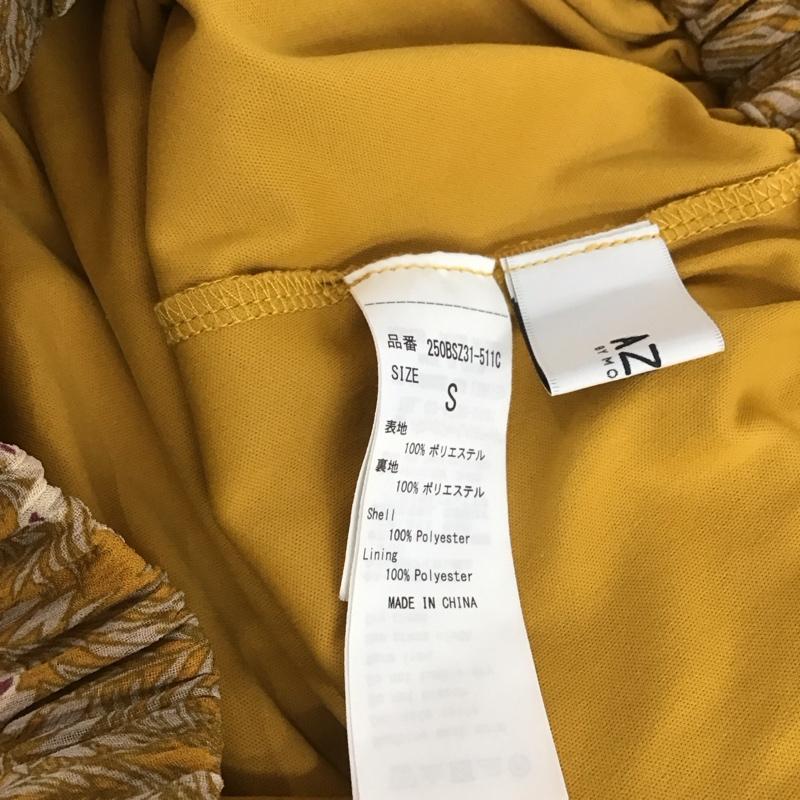 アズールバイマウジー AZUL BY MOUSSY スカート ロングスカート 250BSZ31-511C 楊柳シフォンプリントギャザーSK S 総柄 橙 / オレンジ /  レディース USED 古着 中古 10148723