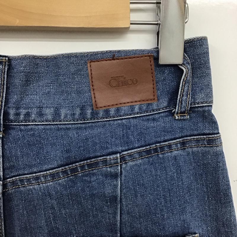 チコ CHICO パンツ デニム、ジーンズ M 無地 青 / ブルー /  レディース USED 古着 中古 10148725