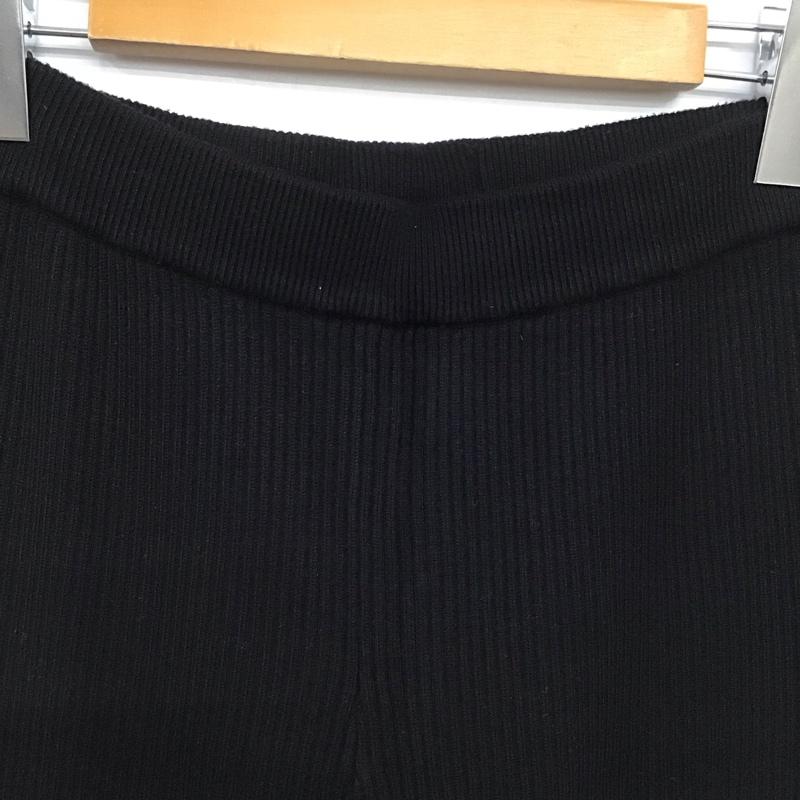 アメリカンホリック AMERICAN HOLIC ボトムス ボトムス ニットパンツ L 無地 黒 / ブラック /  レディース USED 古着 中古 10148728