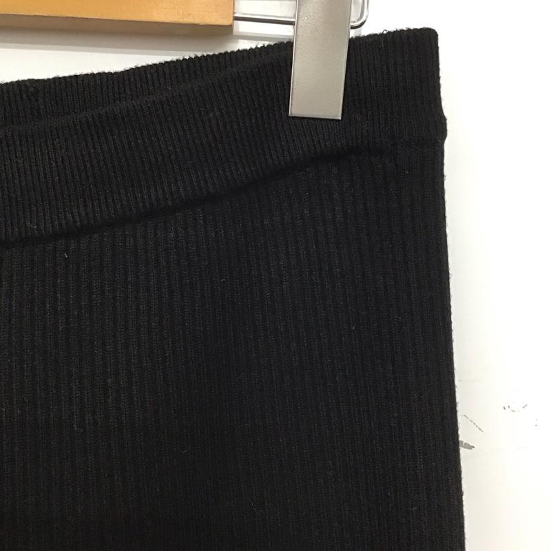 アメリカンホリック AMERICAN HOLIC ボトムス ボトムス ニットパンツ L 無地 黒 / ブラック /  レディース USED 古着 中古 10148728