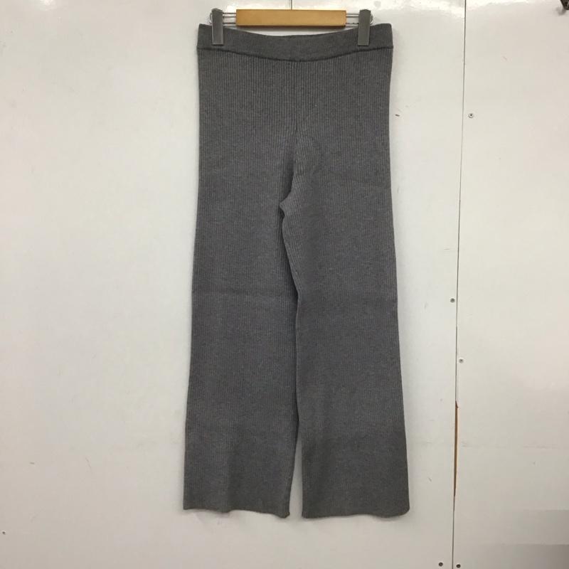 アメリカンホリック AMERICAN HOLIC ボトムス ボトムス ニットパンツ L 無地 灰 / グレー /  レディース USED 古着 中古 10148730