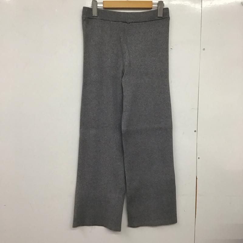 アメリカンホリック AMERICAN HOLIC ボトムス ボトムス ニットパンツ L 無地 灰 / グレー /  レディース USED 古着 中古 10148730