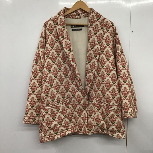ザラ ZARA ジャケット、上着 ジャケット、ブレザー M 総柄 マルチカラー / マルチカラー /  レディース USED 古着 中古 10148738