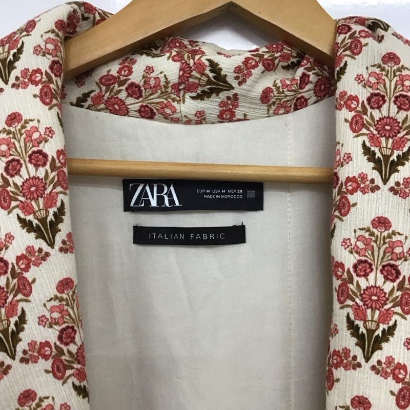 ザラ ZARA ジャケット、上着 ジャケット、ブレザー M 総柄 マルチカラー / マルチカラー /  レディース USED 古着 中古 10148738