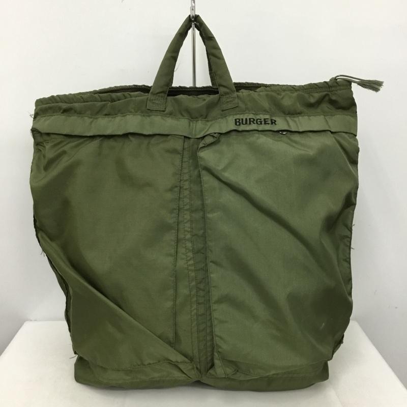 古着 USED トートバッグ トートバッグ ミリタリーバッグ ロゴ、文字 カーキ / カーキ /  メンズ USED 古着 中古 10148746