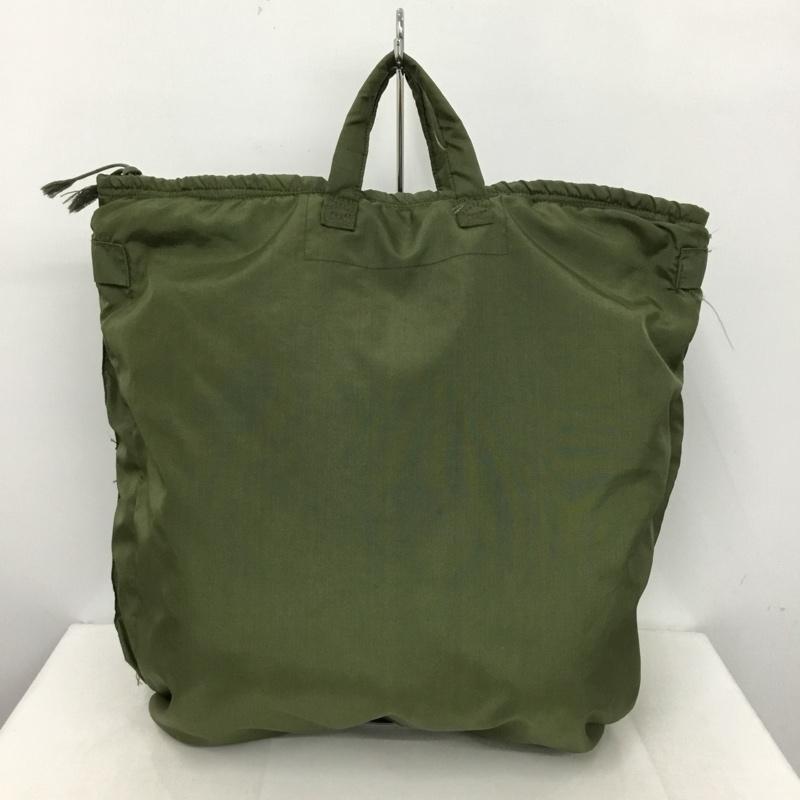 古着 USED トートバッグ トートバッグ ミリタリーバッグ ロゴ、文字 カーキ / カーキ /  メンズ USED 古着 中古 10148746