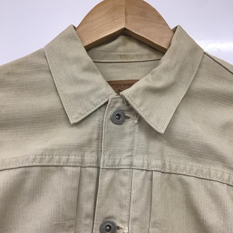 リーバイストラウスアンドコー Levi Strauss & co. ジャケット、上着 ジャンパー、ブルゾン カジュアルジャケット アウター カラージャケット 1st 94年 日本製 71506 40 ロゴ、文字 ベージュ / ベージュ /  メンズ USED 古着 中古 10148750