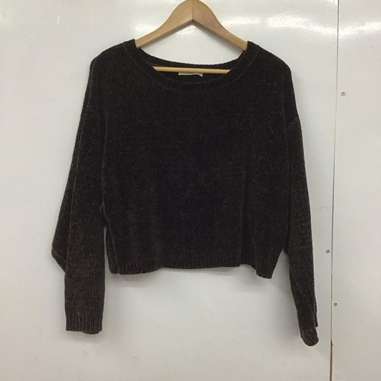 フリークスストア FREAK S STORE ニット、セーター 長袖 FREE 無地 茶 / ブラウン /  レディース USED 古着 中古 10148763