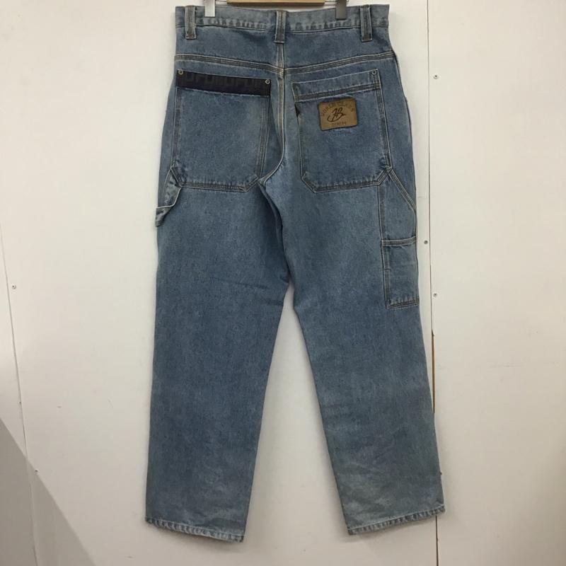 フブ FUBU パンツ デニム、ジーンズ デニムパンツ ワイドパンツ カジュアルパンツ 34インチ ロゴ、文字 インディゴ / インディゴ /  メンズ USED 古着 中古 10148765