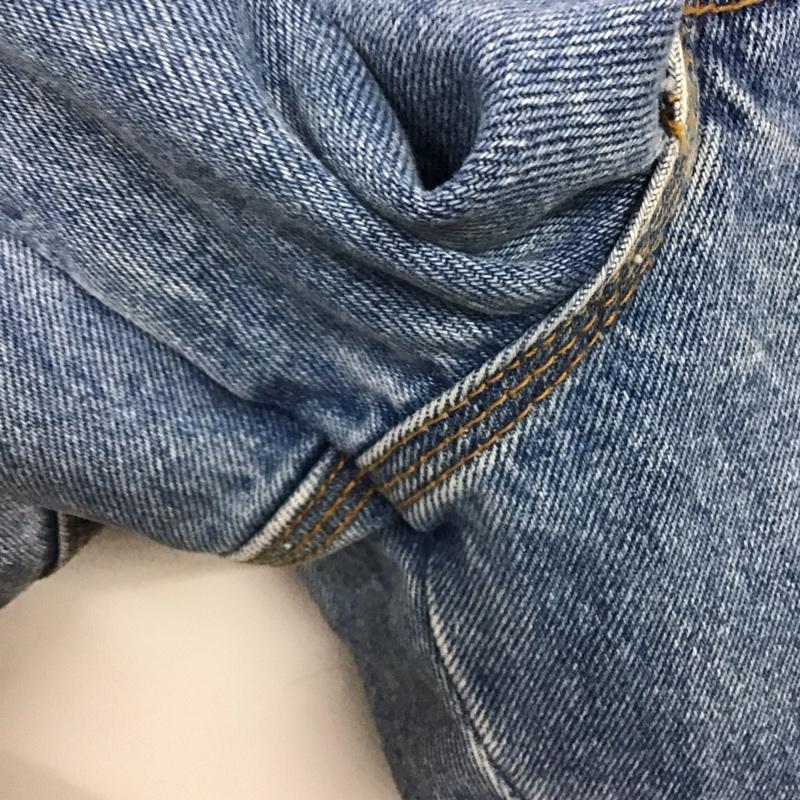 フブ FUBU パンツ デニム、ジーンズ デニムパンツ ワイドパンツ カジュアルパンツ 34インチ ロゴ、文字 インディゴ / インディゴ /  メンズ USED 古着 中古 10148765