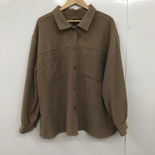 カスタネ Kastane ジャケット、上着 ジャケット、ブレザー 20SS-IN-10 CPOジャケット シャツジャケット FREE 無地 茶 / ブラウン /  レディース USED 古着 中古 10148766