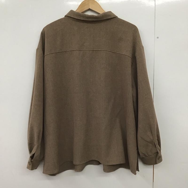 カスタネ Kastane ジャケット、上着 ジャケット、ブレザー 20SS-IN-10 CPOジャケット シャツジャケット FREE 無地 茶 / ブラウン /  レディース USED 古着 中古 10148766