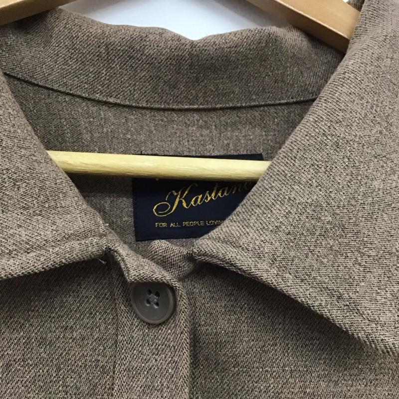 カスタネ Kastane ジャケット、上着 ジャケット、ブレザー 20SS-IN-10 CPOジャケット シャツジャケット FREE 無地 茶 / ブラウン /  レディース USED 古着 中古 10148766