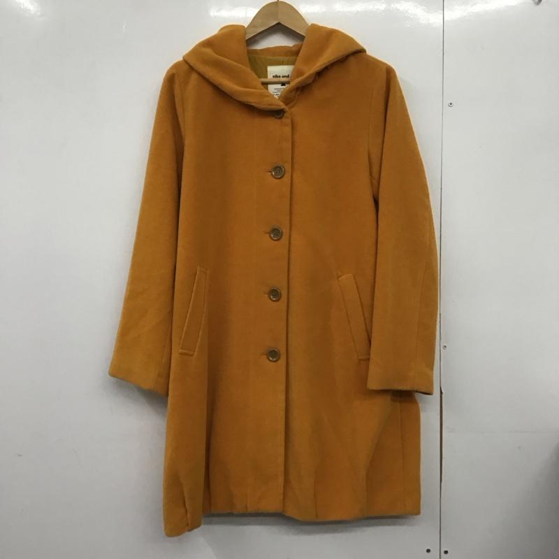 ニコアンド niko and... コート コート一般 M 無地 黄 / イエロー /  レディース USED 古着 中古 10148774