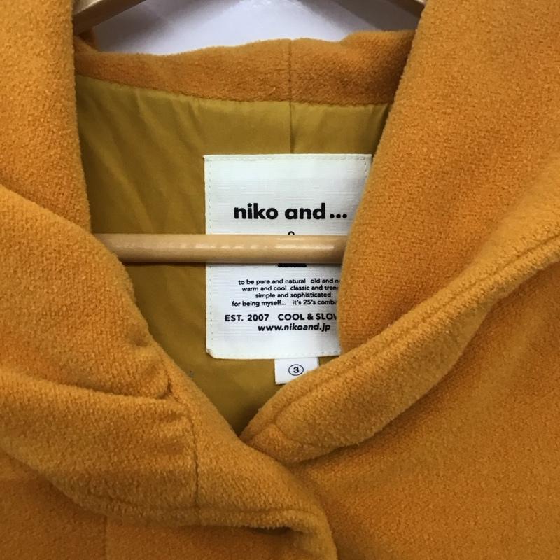 ニコアンド niko and... コート コート一般 M 無地 黄 / イエロー /  レディース USED 古着 中古 10148774