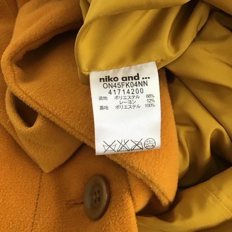 ニコアンド niko and... コート コート一般 M 無地 黄 / イエロー /  レディース USED 古着 中古 10148774