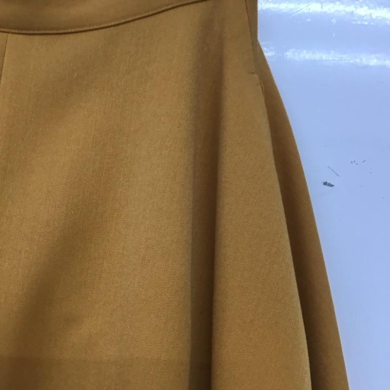 マウジー MOUSSY スカート ロングスカート 010BSA30-1300 TR CIRCULAR サーキュラーフレアマキシスカート 0 無地 黄 / イエロー /  レディース USED 古着 中古 10148776