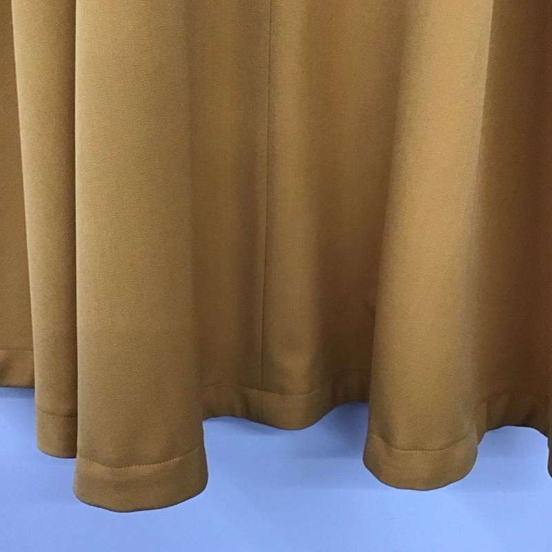 マウジー MOUSSY スカート ロングスカート 010BSA30-1300 TR CIRCULAR サーキュラーフレアマキシスカート 0 無地 黄 / イエロー /  レディース USED 古着 中古 10148776