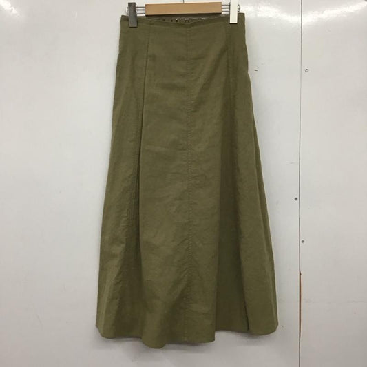 アルシーヴ archives スカート ロングスカート 無地 カーキ / カーキ /  レディース USED 古着 中古 10148779