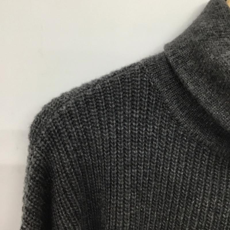 ミラオーウェン Mila Owen ニット、セーター 長袖 09WNT235402 23AW 衿付スキッパーニットプルオーバー セーター ONE SIZE 無地 灰 / グレー /  レディース USED 古着 中古 10148783