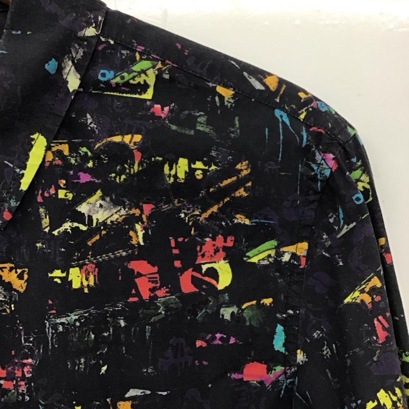 デシグアル Desigual シャツ、ブラウス 長袖 長袖シャツ チェックシャツ カラーシャツ S プリント マルチカラー / マルチカラー /  メンズ USED 古着 中古 10148788
