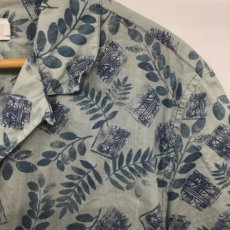デシグアル Desigual シャツ、ブラウス 半袖 半袖シャツ プリントシャツ カラーシャツ S プリント 水色 / ライトブルー /  メンズ USED 古着 中古 10148790