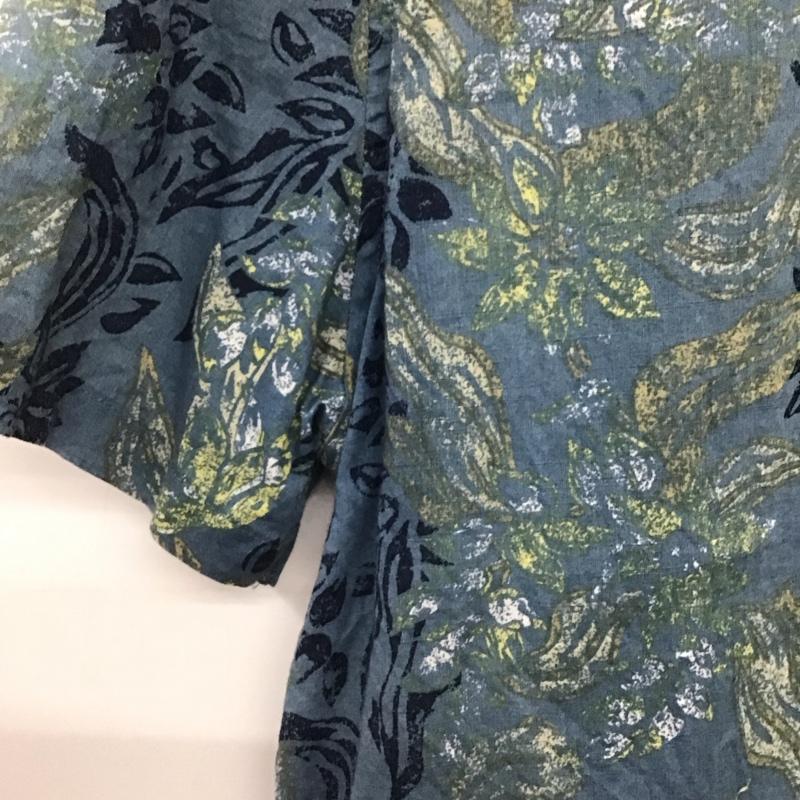 デシグアル Desigual シャツ、ブラウス 半袖 半袖シャツ プリントシャツ カラーシャツ S プリント 水色 / ライトブルー /  メンズ USED 古着 中古 10148790