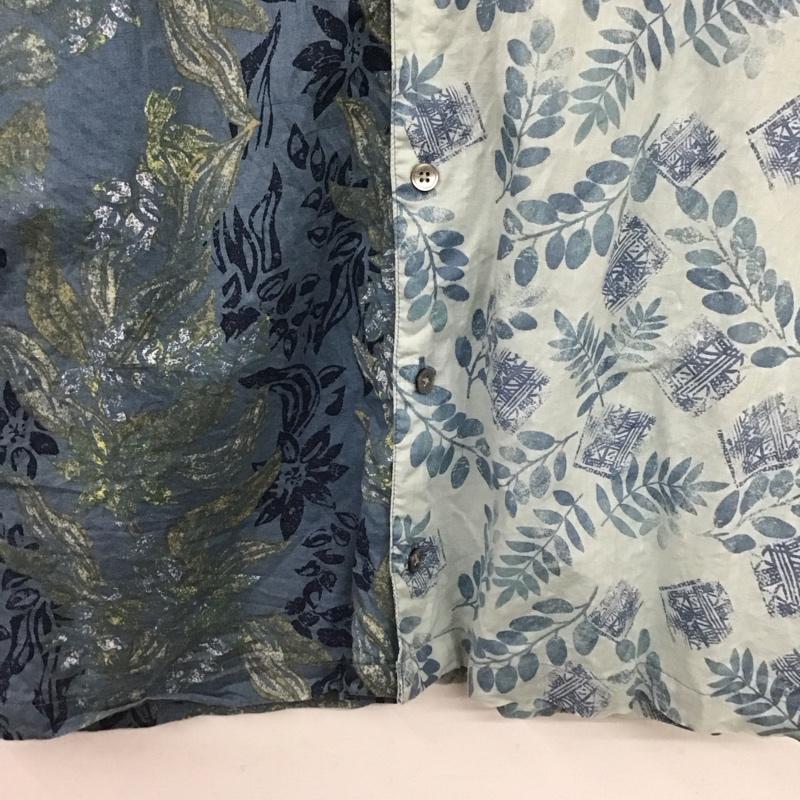 デシグアル Desigual シャツ、ブラウス 半袖 半袖シャツ プリントシャツ カラーシャツ S プリント 水色 / ライトブルー /  メンズ USED 古着 中古 10148790