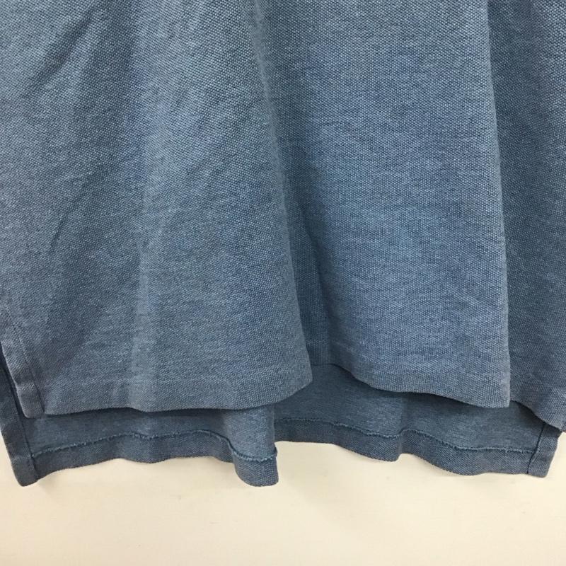 ポロラルフローレン POLO RALPH LAUREN ポロシャツ 半袖 半袖ポロシャツ カラーシャツ 半袖カットソー S ロゴ、文字 青 / ブルー /  メンズ USED 古着 中古 10148801