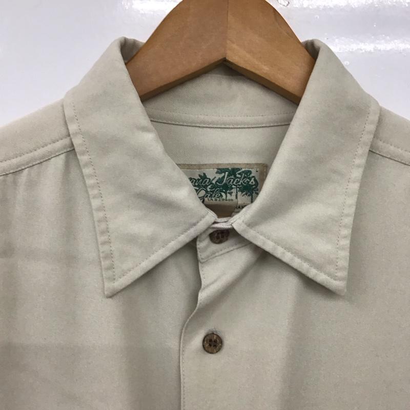 古着 USED シャツ、ブラウス 長袖 長袖シャツ 無地シャツ カラーシャツ 古着 XL 無地 ベージュ / ベージュ /  メンズ USED 古着 中古 10148804